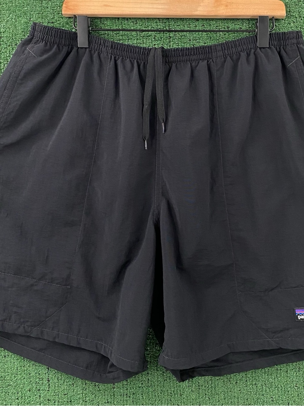 Patagonia Baggies Black Lined Shorts Men’s Size Large